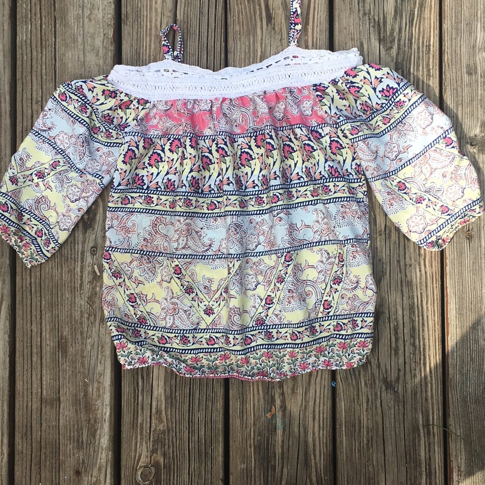 Cute cold shoulder shirt